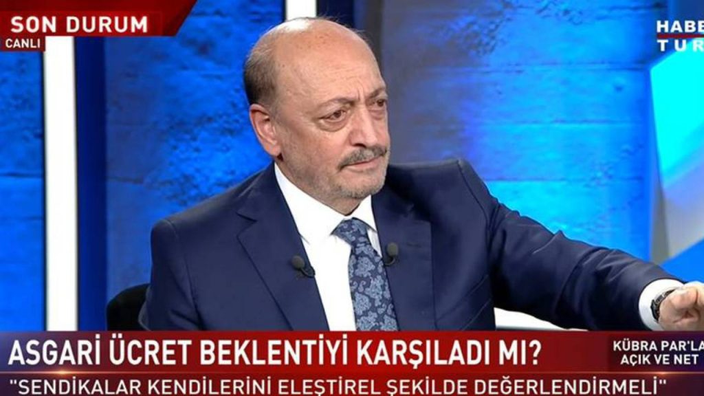 Bakan Bilgin topu sendikalara attı: İşçi sendikaları '8 bin liranın çok üzerine çıkmayın' dedi