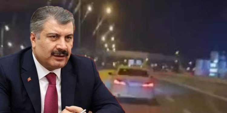 Bakan Koca, ambulansı engelleyen aracı ifşa etti: Yaptığını beğendin mi?