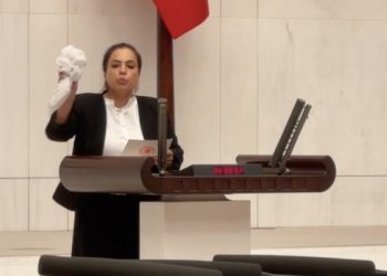 Beyaz tülbendini Genel Kurul’a attı: Tecrit kaldırılsın, operasyonlar son bulsun