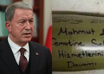 Çocuk istismarı ile gündeme gelen cemaatin ismi roketin üzerine yazılmıştı: Hulusi Akar'dan açıklama