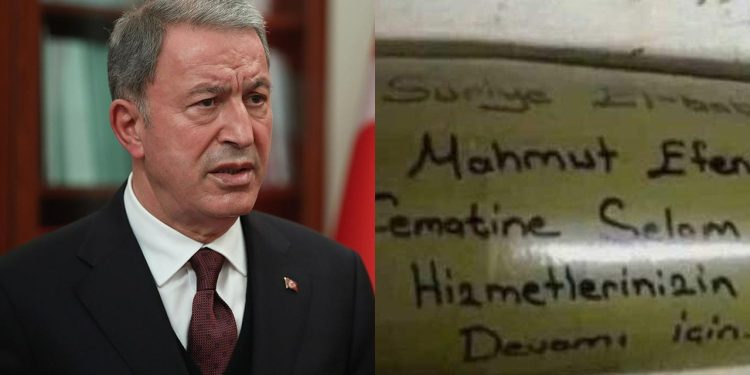 Çocuk istismarı ile gündeme gelen cemaatin ismi roketin üzerine yazılmıştı: Hulusi Akar'dan açıklama