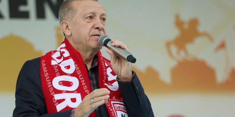 Erdoğan Samsun'daki açılışta oy istedi: Altılı Masa'yı falan hep birlikte çökerteceğinize inanıyorum