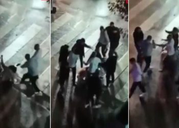 Eşine tokat adan kişi, çevredekiler tarafından darp edildi