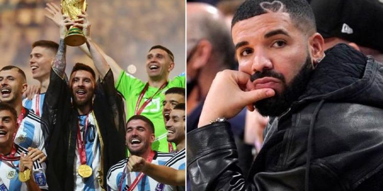 Final maçında Arjantin'e oynayan Drake 1 milyon dolar kaybetti