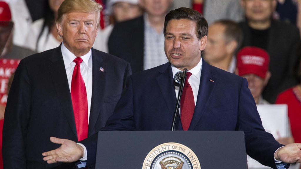 Florida Valisi DeSantis, Trump'ın 23 puan önünde