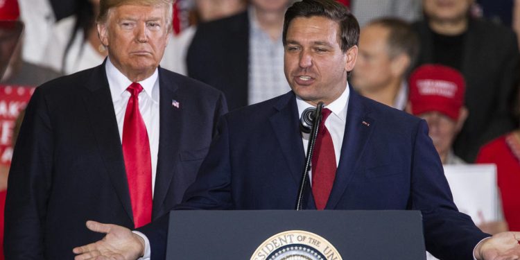 Florida Valisi DeSantis, Trump'ın 23 puan önünde