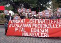 Hiranur Vakfı'ndaki çocuk istismarı protesto edildi: