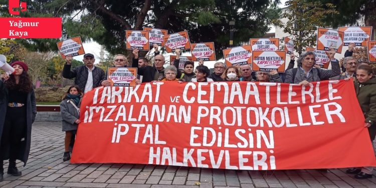 Hiranur Vakfı'ndaki çocuk istismarı protesto edildi:
