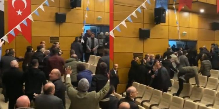 İYİ Parti kongresinde kavga: Polis müdahale etti, partililer gözaltına alındı