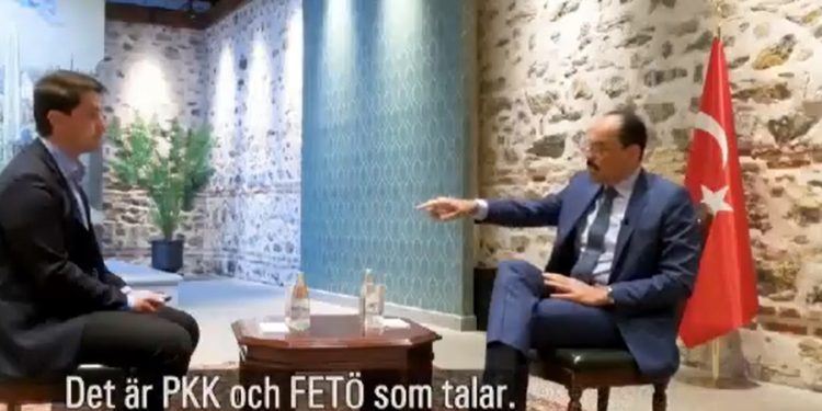 İbrahim Kalın, İsveçli gazetecinin sorularına kızdı, röportajı yarıda kesti