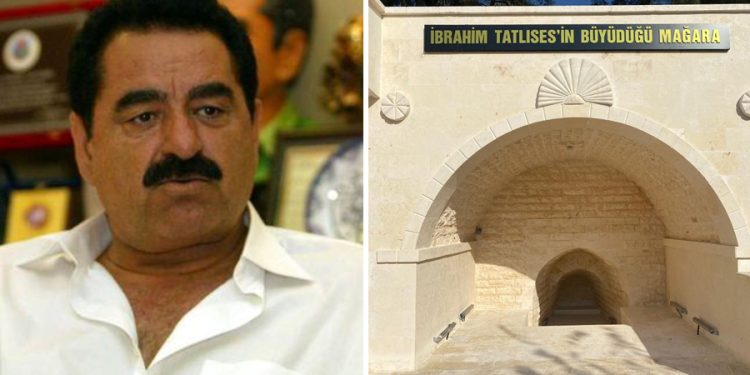 İbrahim Tatlıses’in doğduğu evin avlusundaki mağara müze oldu