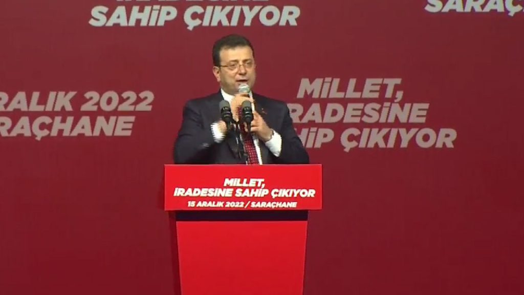 İmamoğlu: Benim sığınacak hâkimlerim, savcılarım yok ama arkamda milletim var