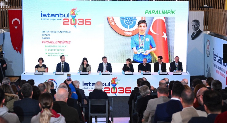 İstanbul Büyükşehir Belediye (İBB) Başkanı Ekrem İmamoğlu, kenti 2036 olimpiyat adaylığına hazırlayacak ‘Rüya Takım’ olarak nitelendirdiği ‘Olimpiyat Çalışma Grubu’nu tanıttı: “Bu adaylık, nihai amaç değil, İstanbul’da 16 milyon kişiyi sporla tanıştırmamız adına bir araç.”