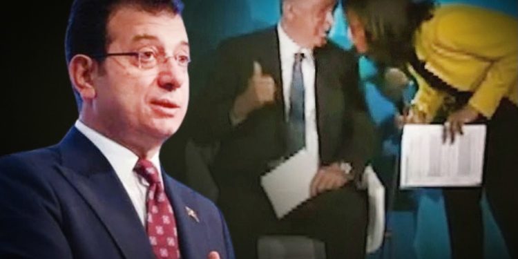 İmamoğlu kendisini ‘Eski’ Belediye Başkanı olarak gösteren Google’la dalga geçti: I speech kürsü