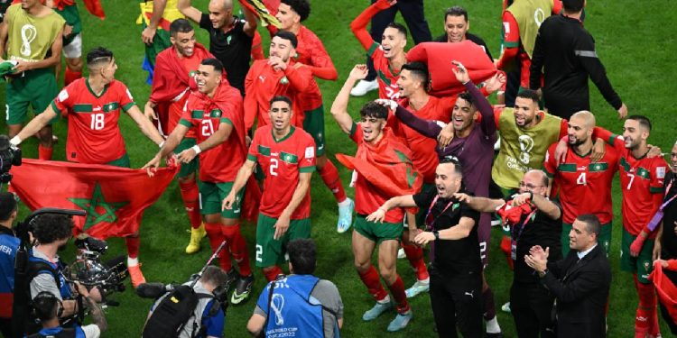 İspanya'yı deviren Fas çeyrek finalde