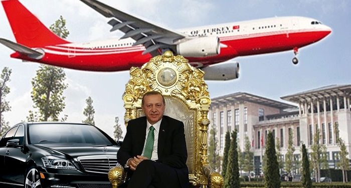 İsrafın simgesi Saray’a 3,8 milyar lira yetmedi: Ödenek 5,8 milyar liraya yükseltildi