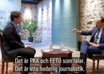 İsveçli gazeteci uyuşturucuyu sordu, Kalın röportajı terk etti