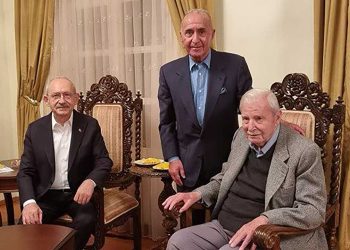 Kemal Kılıçdaroğlu, eski Adalet Bakanı Necmettin Cevheri ile görüştü