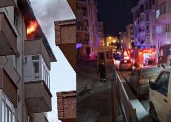 Kocaeli'de apartman yangını: Yatağa bağımlı hasta öldü