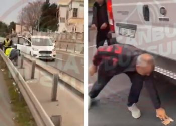 Kuryenin taşıdığı döviz yola saçıldı: Kaşla göz arasında 84 bin Euro iç edildi