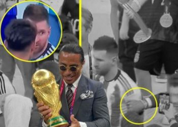 Messi'nin koluna yapışan Nusret, sosyal medyada tiye alındı