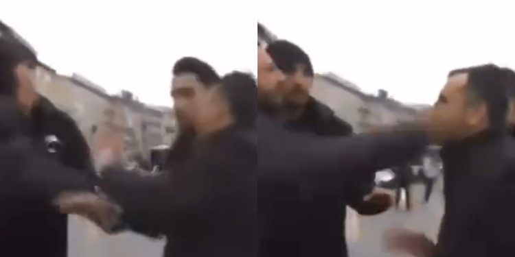 Polisten HDP İstanbul İl Başkanı'na tokat!