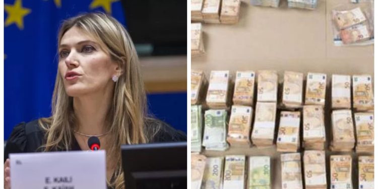 Rüşvetten tutuklanan ve AP Başkan Yardımcılığı görevinden alınan Kaili'nin evinden deste deste para çıktı