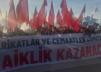 Sosyalist Güç Birliği'nin tarikatlara karşı yaptığı eyleme saldırı girişimi