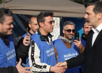 TİP Başkanı Baş'tan grevdeki işçilere destek: 'Hakkı olan ne varsa döve döve alacak'