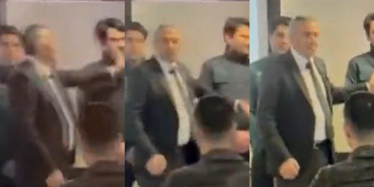 Tepki çeken görüntüler: Gümrük müdüründen memura tokat