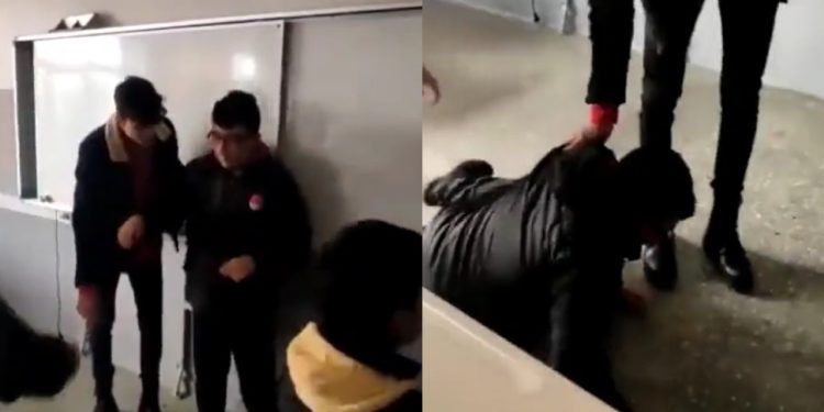 Zonguldak'ta lisede skandal görüntüler: Engelli öğrenciyi darp edip, kayda aldılar