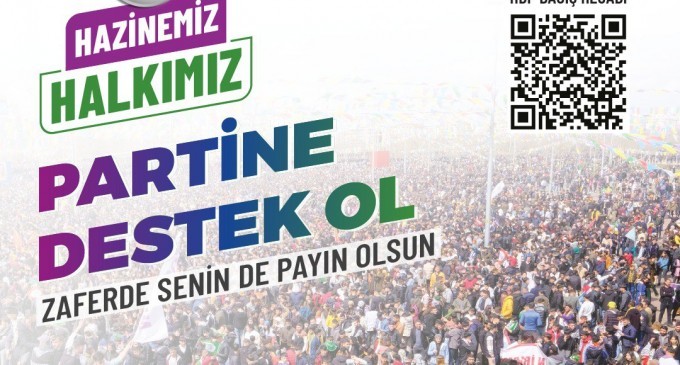 ‘Hazinemiz halkımızdır’ kampanyasına yoğun ilgi: HDP halktır