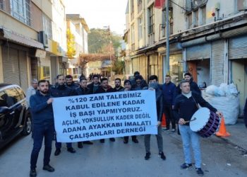 Adana’da saya işçileri iş bıraktı