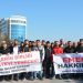Amed’de inşaat işçileri eylemde: Taban fiyat 600 lira olsun