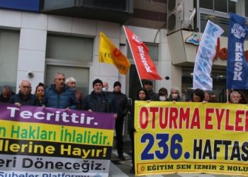 İzmir’de KHK eylemi 236’ncı haftasında