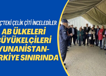 AB ülkeleri büyükelçileri-Yunanistan Türkiye sınırında