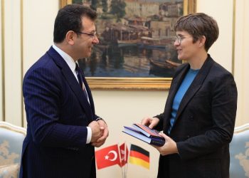 Alman Bakan, İmamoğlu'nu ziyaret etti