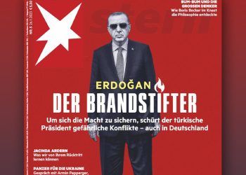Almanya’da haftalık yayınlanan Stern, Erdoğan’ı yazdı: Kundakçı!