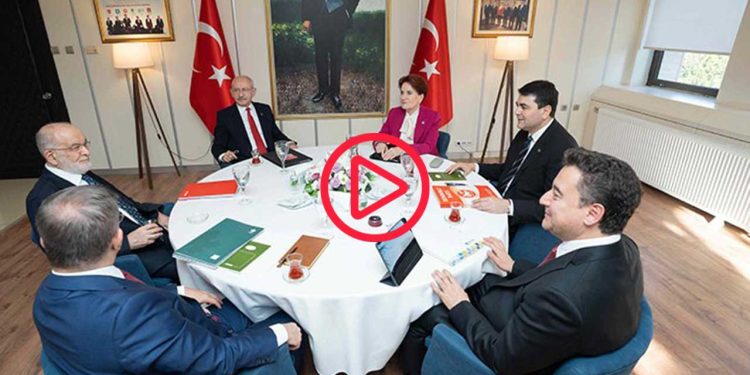 Altılı Masa'dan ortak video: Yarının Türkiyesi için cesaret zamanı