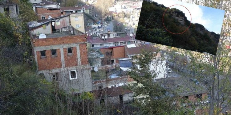 Artan kiralar nedeniyle aileler geri dönmüştü: 60 tonluk kaya tehdidi altındaki 19 eve yıkım kararı