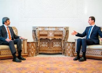 Beşar Esad, BAE Dışişleri Bakanı'nı Şam'da ağırladı