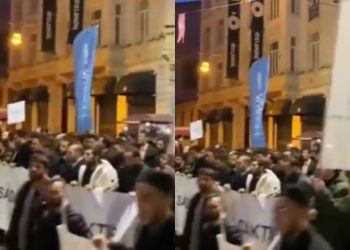 Bilal Erdoğan'ın vakfından Taksim'de tekbirli yürüyüş