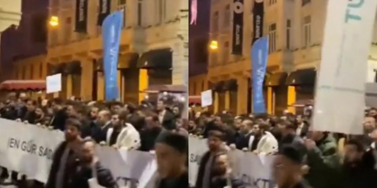 Bilal Erdoğan'ın vakfından Taksim'de tekbirli yürüyüş