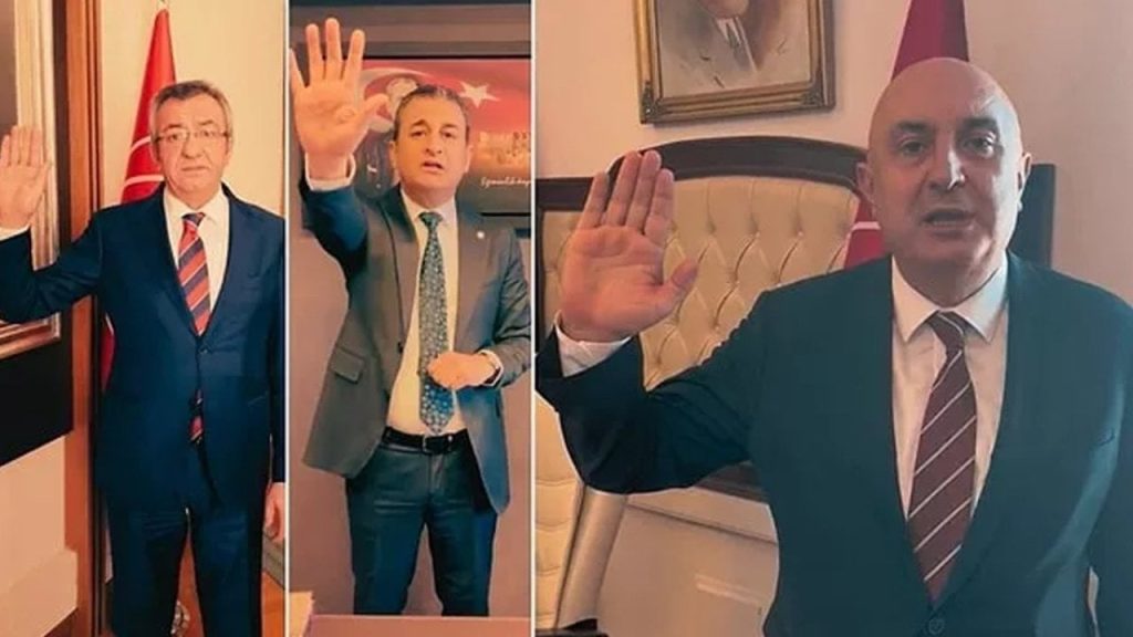 CHP'li vekillerden 'Yeter, söz milletindir' akımı