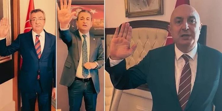 CHP'li vekillerden 'Yeter, söz milletindir' akımı