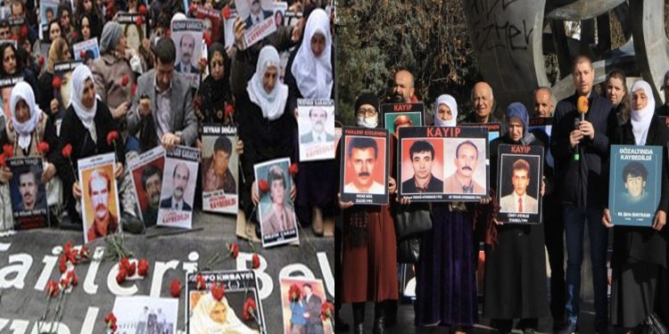 Cumartesi Anneleri ve Kayıp yakınları katledilenlerin akıbetini sordu: 'Mücadeleyi sürdürmekte kararlıyız'