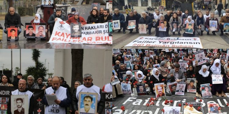 Cumartesi Anneleri ve Kayıp yakınları kaybettirilenlerin akıbetini sordu