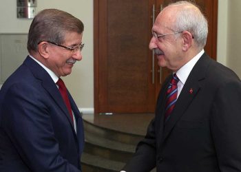 Davutoğlu, Altılı Masa toplantısı öncesi liderler turunda