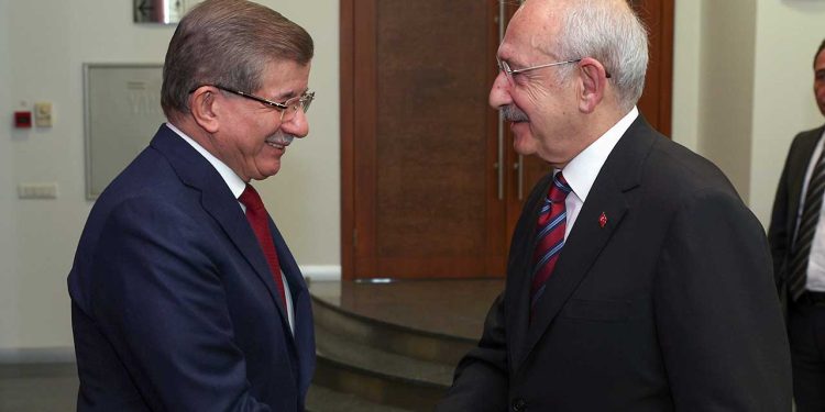Davutoğlu, Altılı Masa toplantısı öncesi liderler turunda