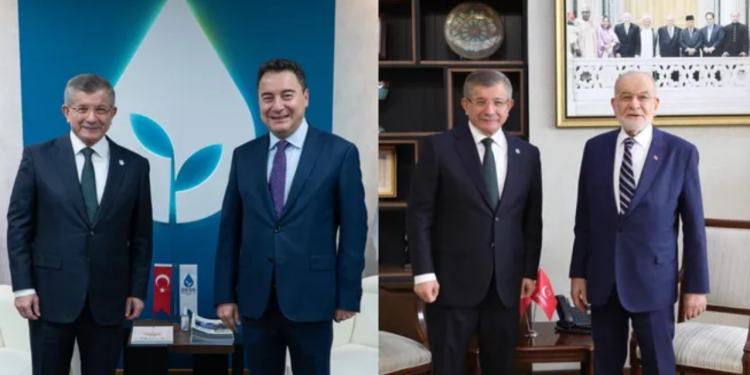 Davutoğlu, Babacan ve Karamollaoğlu'yla görüştü